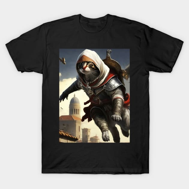 Cat assassin T-Shirt by Geek Culture